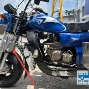 Cấu tạo xe lôi ba bánh có mái che - phuộc nhún