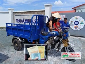 Mua xe ba bánh có đầy đủ giấy tờ tại xưởng xe lôi Tiến Phát