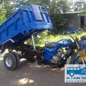 Xe ba bánh chở gạch cát đá xi măng có bền bỉ, có ben thủy lực hỗ trợ đổ xà bần nhanh chóng, tiết kiệm thời gian