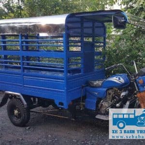 Xe ba bánh chở học sinh máy xăng có động cơ mạnh mẽ, công suất lớn, tăng tốc nhanh