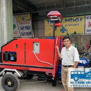 Xe ba bánh cứu hỏa giá tốt, thiết kế phù hợp nhu cầu sử dụng