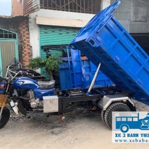 Xe ba bánh Nam Định có ben, tải trọng lớn, ben thủy lực hoạt động tốt