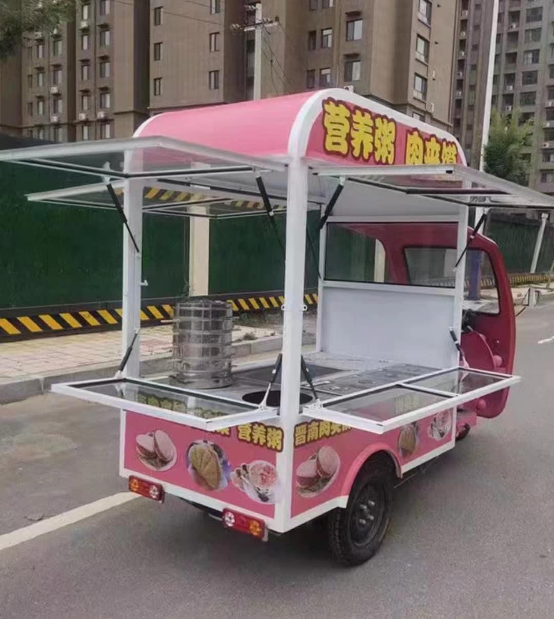 Mẫu xe ba bánh điện bán hàng rong