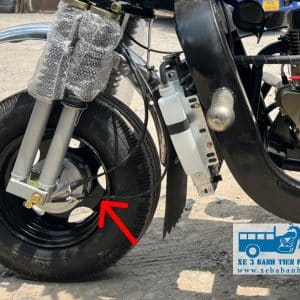 Dây thắng xe ba bánh được nối từ tay thắng đến hệ thống phanh
