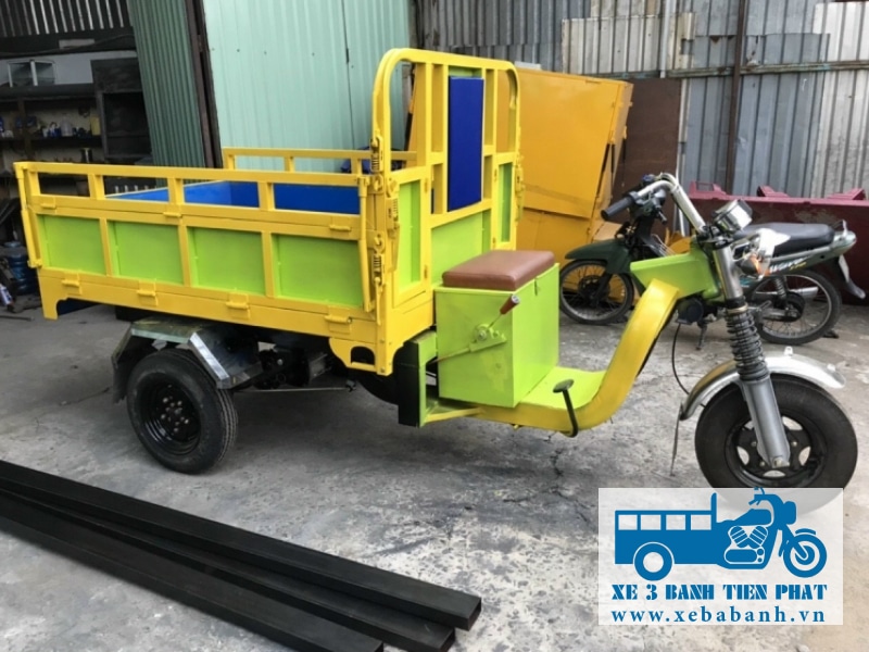 Xe ba bánh điện tự chế, thiết kế nhỏ gọn, đẹp mắt