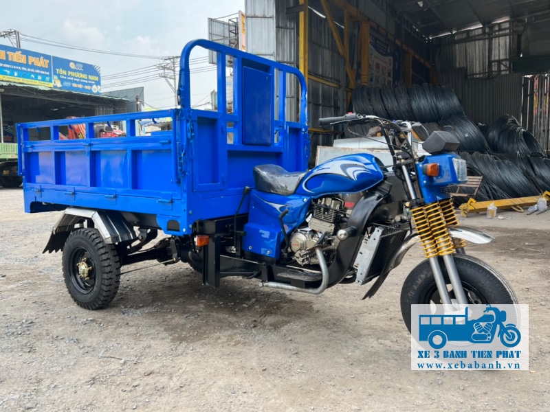 Xe ba bánh tự chế máy xăng thiết kế hiện đại, bộ máy đa dạng dung tích, giá cả phải chăng