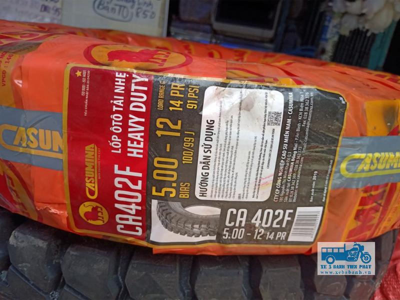 Các ký hiệu trên vỏ sau Casumina 500 - 12