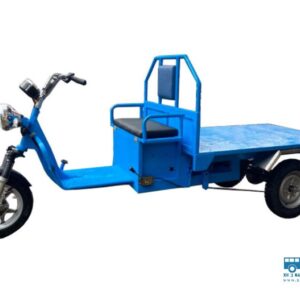 Xe ba bánh điện chở gạch