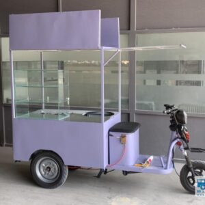 Xe ba bánh điện bán hàng rong mẫu số 1