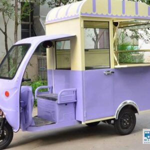 Xe ba bánh điện bán hàng rong mẫu số 7