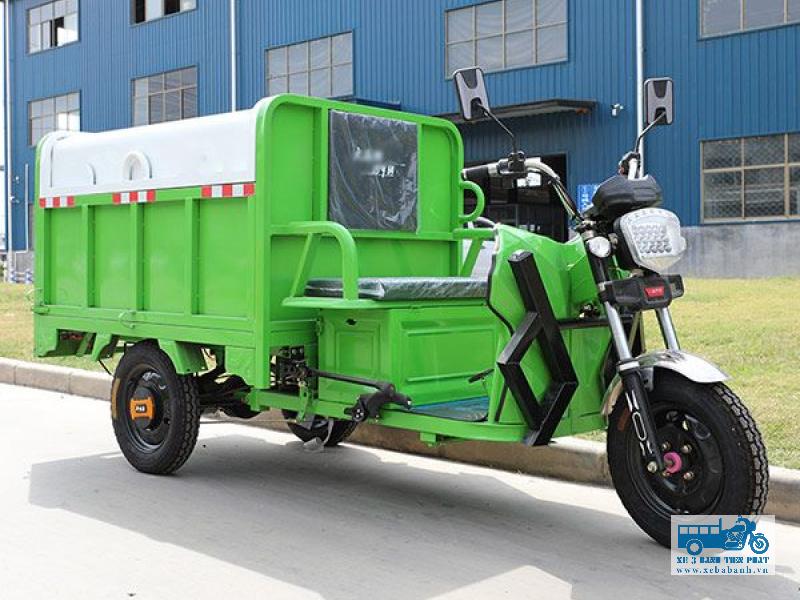 Xe ba bánh điện chở rác mẫu số 1