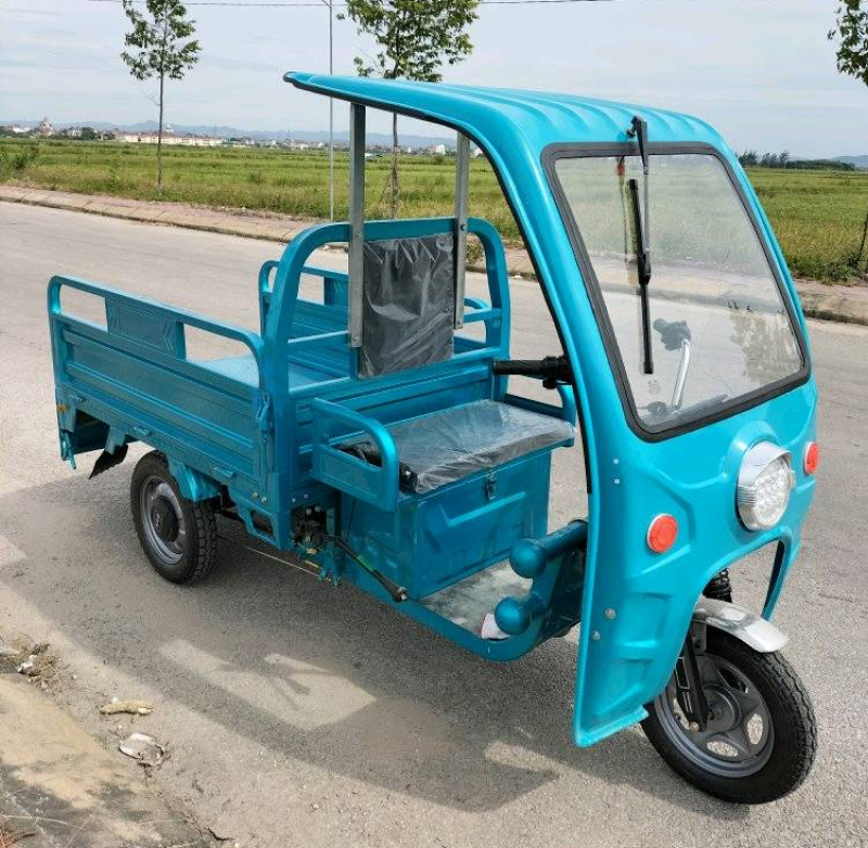 Mẫu xe ba gác điện có mái che