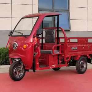 Mẫu xe ba gác điện có mái che phổ biến