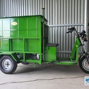 Xe ba bánh diện chở rác