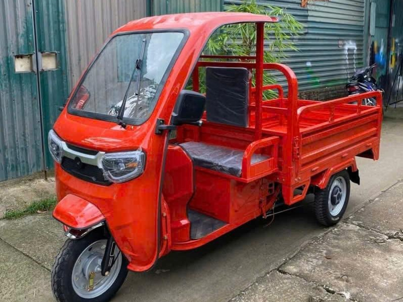 xe ba banh dien co mai che Xe ba bánh điện có mái che